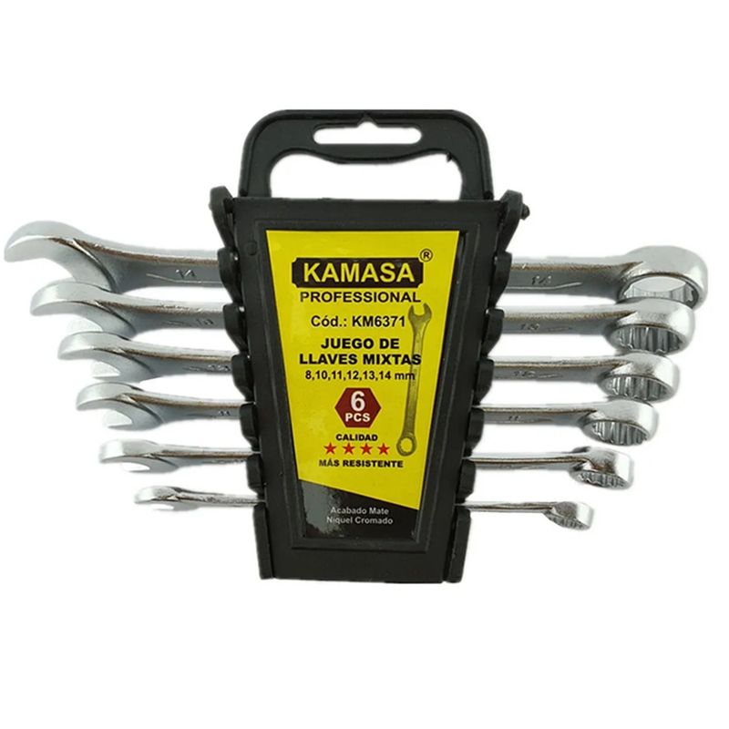 KAMASA - Juego De Llaves Punta De Corona 6 Piezas Kamasa Km6371