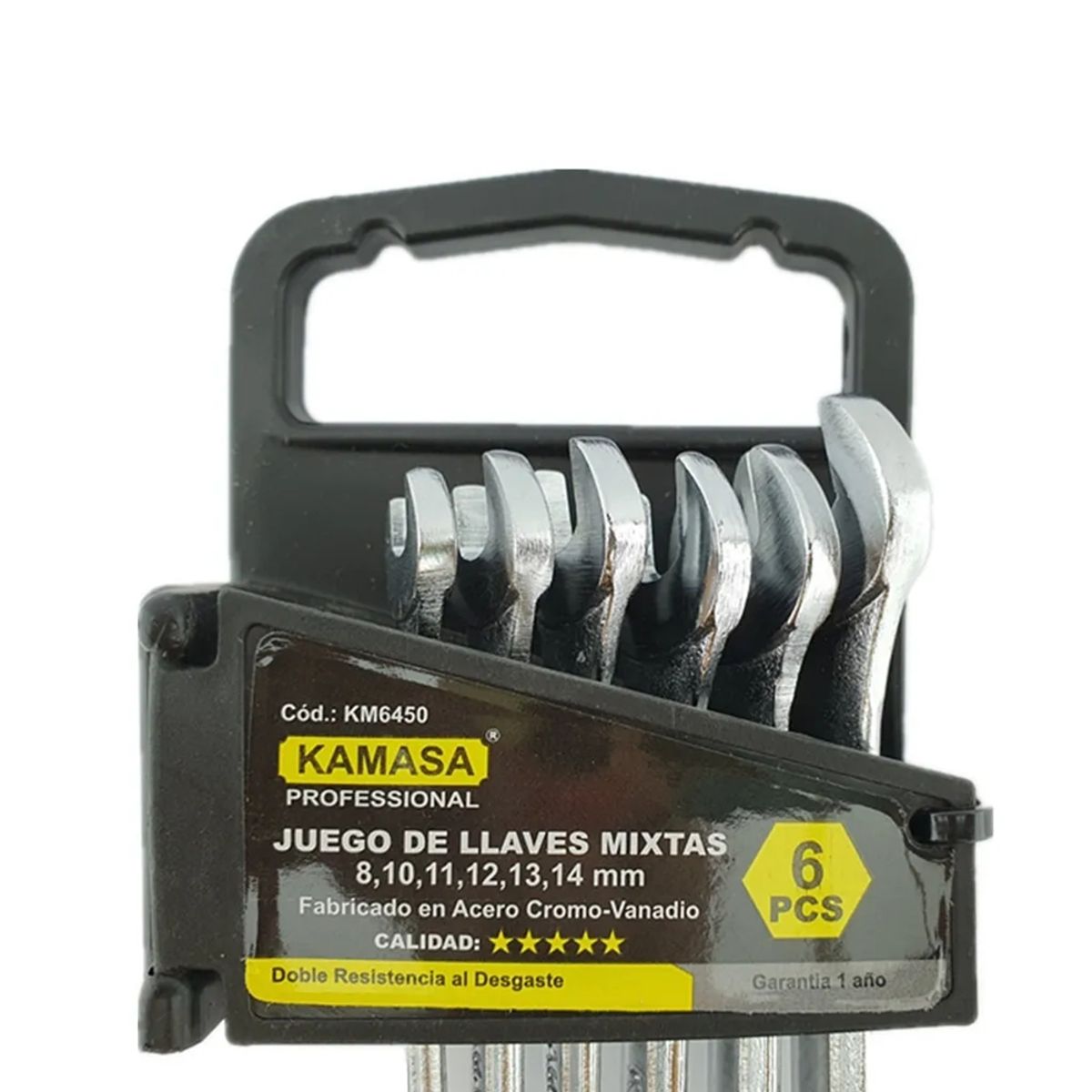 KAMASA - Juego De Llaves Punta De Corona 6 Piezas Kamasa Km6450