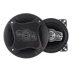 GENERICO - Kit 2 Parlantes Auto 10cm Redondo 250wmax Coaxial / 213106