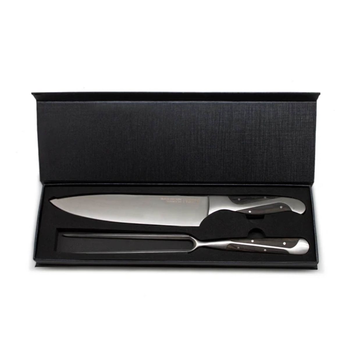 WAYU - Cuchillo y Tenedor profesional Black Edition