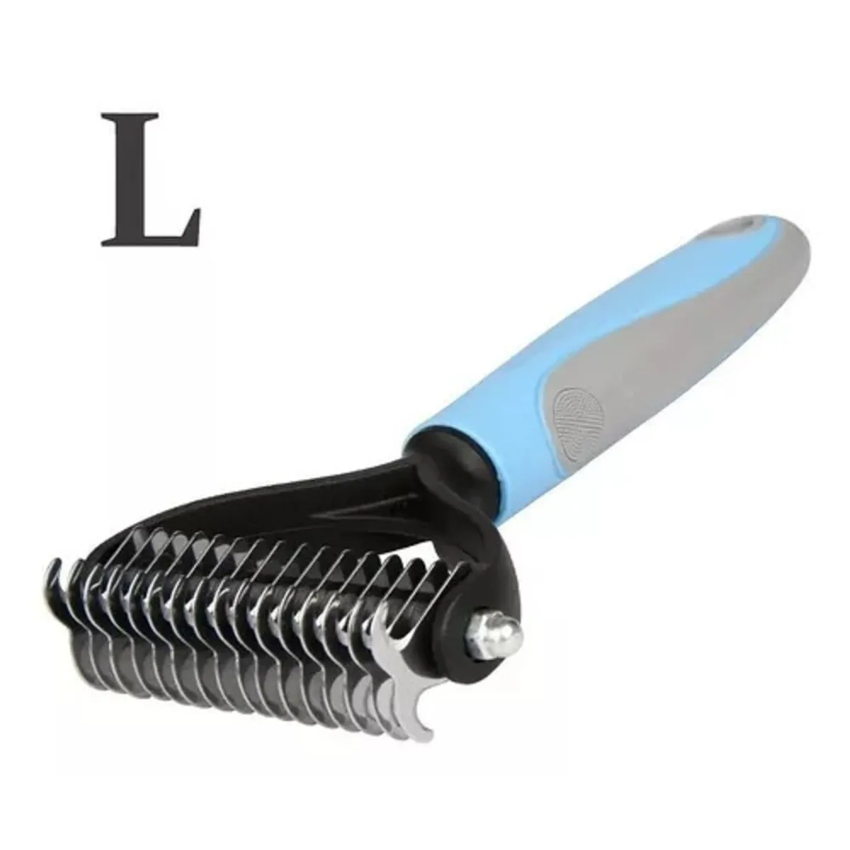 GENERICO - Cepillo Profesional Corta Nudo Mascota Perro Gatos celeste