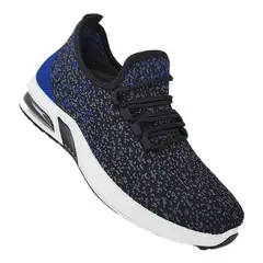 GENERICO - Zapatillas Air De Hombre Deportivas Running Negro/Azul 3200