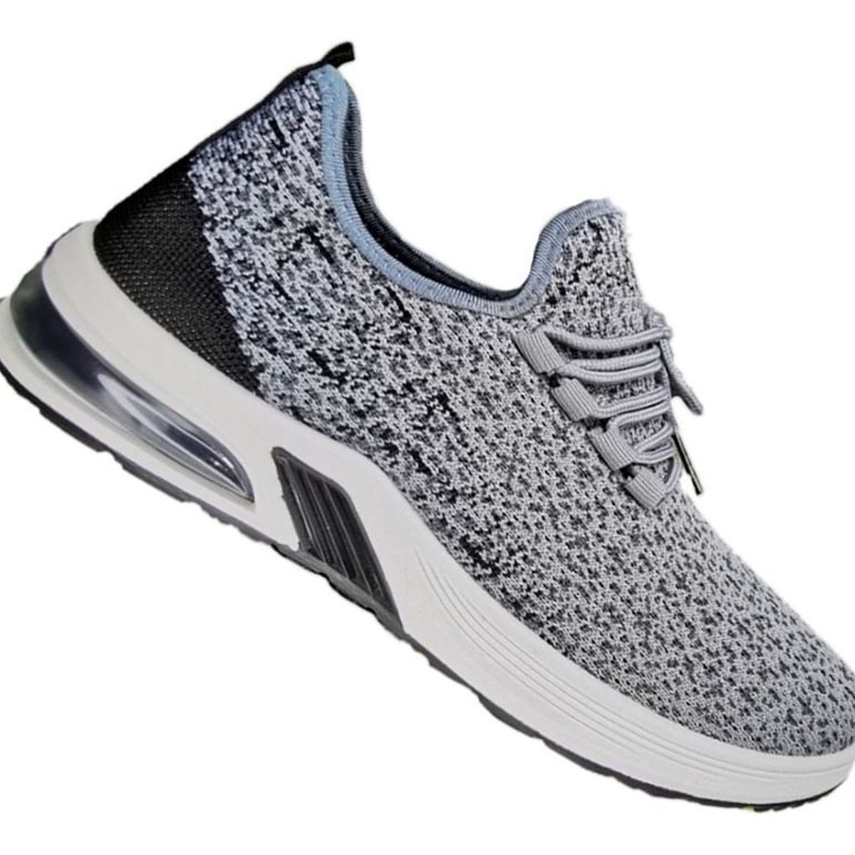 GENERICO - Zapatillas Air De Hombre Deportivas Running Gris/Negro 624