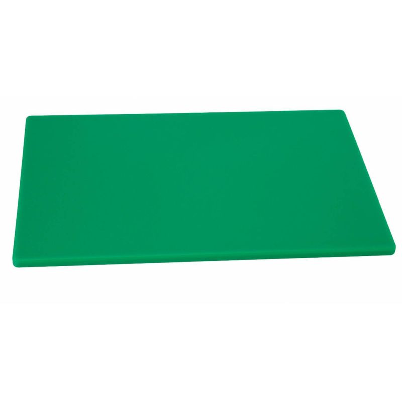 GENERICO - Tabla De Cortar Profesional Verde 45x30 Cm 1 cm