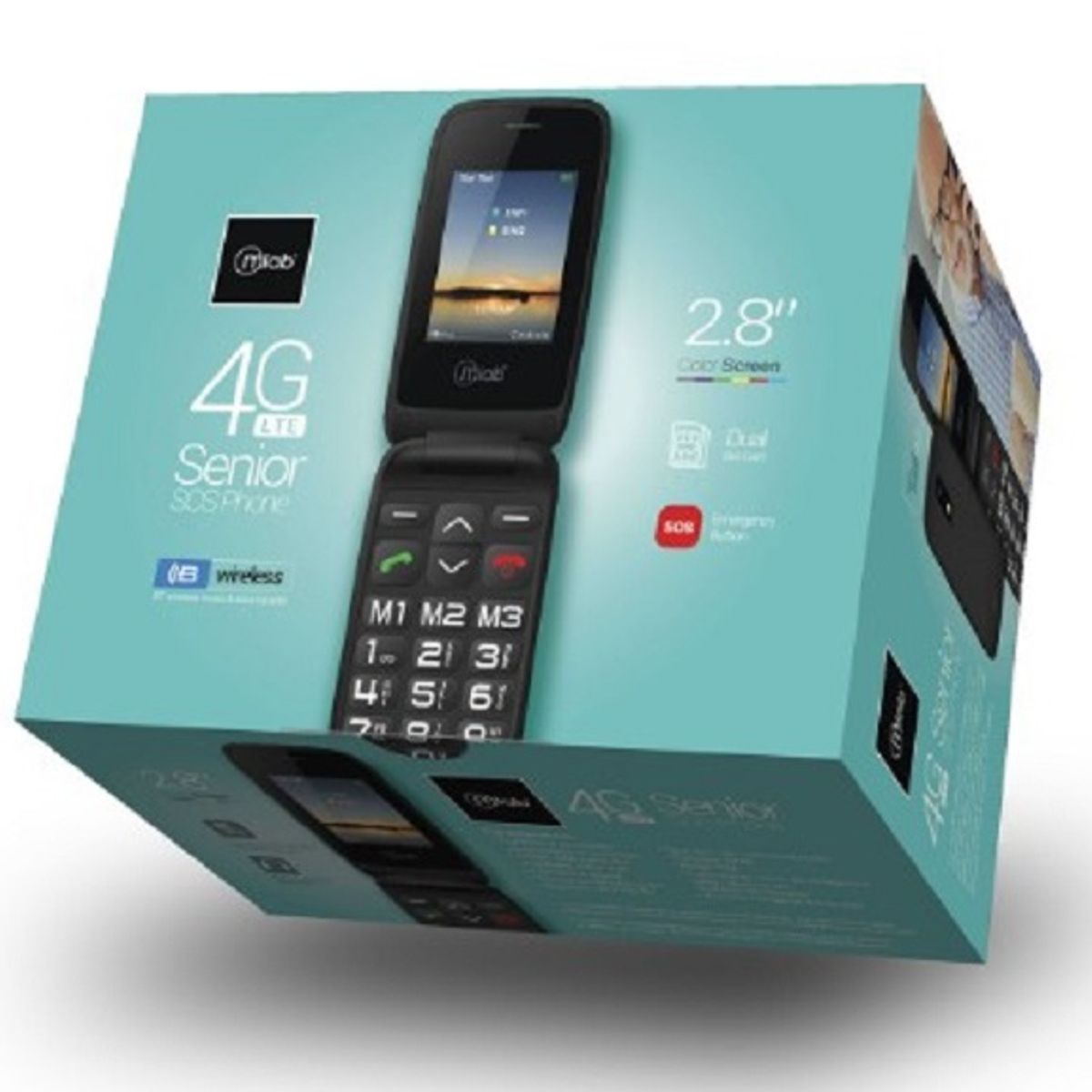 MLAB - Teléfono Senior Phone SOS 4G  9204 Nexstore