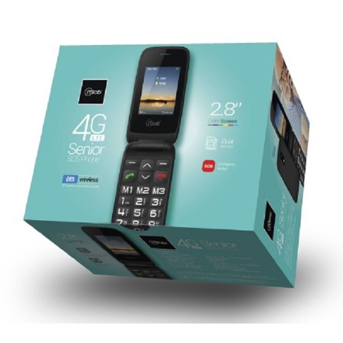 MLAB - Teléfono Senior Phone SOS 4G  9204 Nexstore