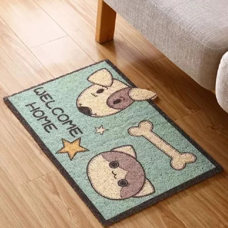 GENERICO - Limpiapiés Alfombra: Bienvenida Mascota Cocina Baño 3 PEERO GATO
