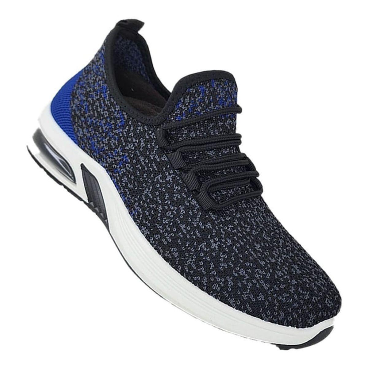 GENERICO - Zapatillas Air De Hombre Deportivas Running Negro/Azul 3200