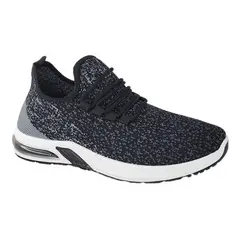 GENERICO - Zapatillas Air De Hombre Deportivas Running Negro/Gris 3201