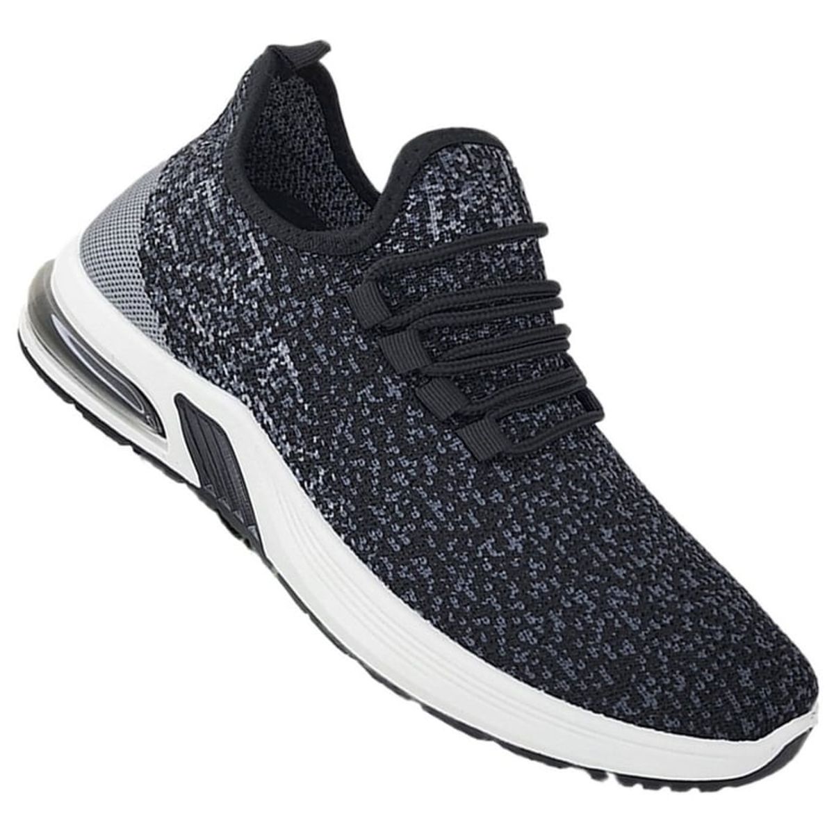 GENERICO - Zapatillas Air De Hombre Deportivas Running Negro/Gris 3201