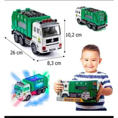GENERICO - CAMION RECOLECTOR DE BASURA CON LUCES Y SONIDO