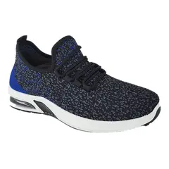 GENERICO - Zapatillas Air De Hombre Deportivas Running Negro/Azul 3200