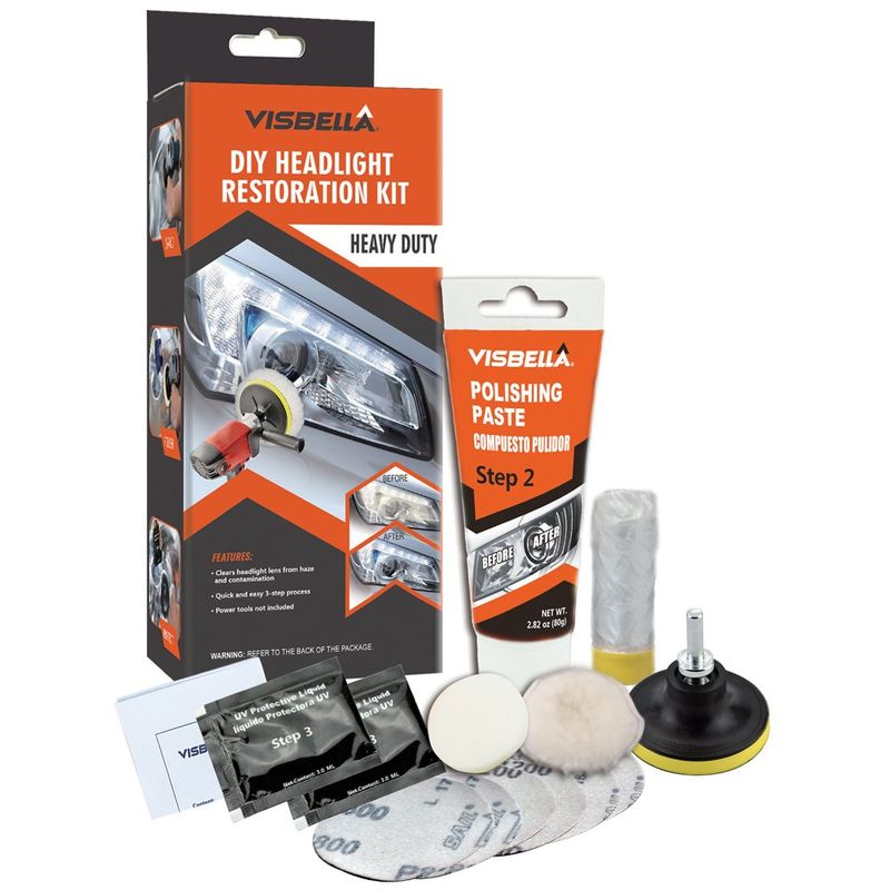 GENERICO - Kit de Restauración y Pulido de Faros MeidiMake