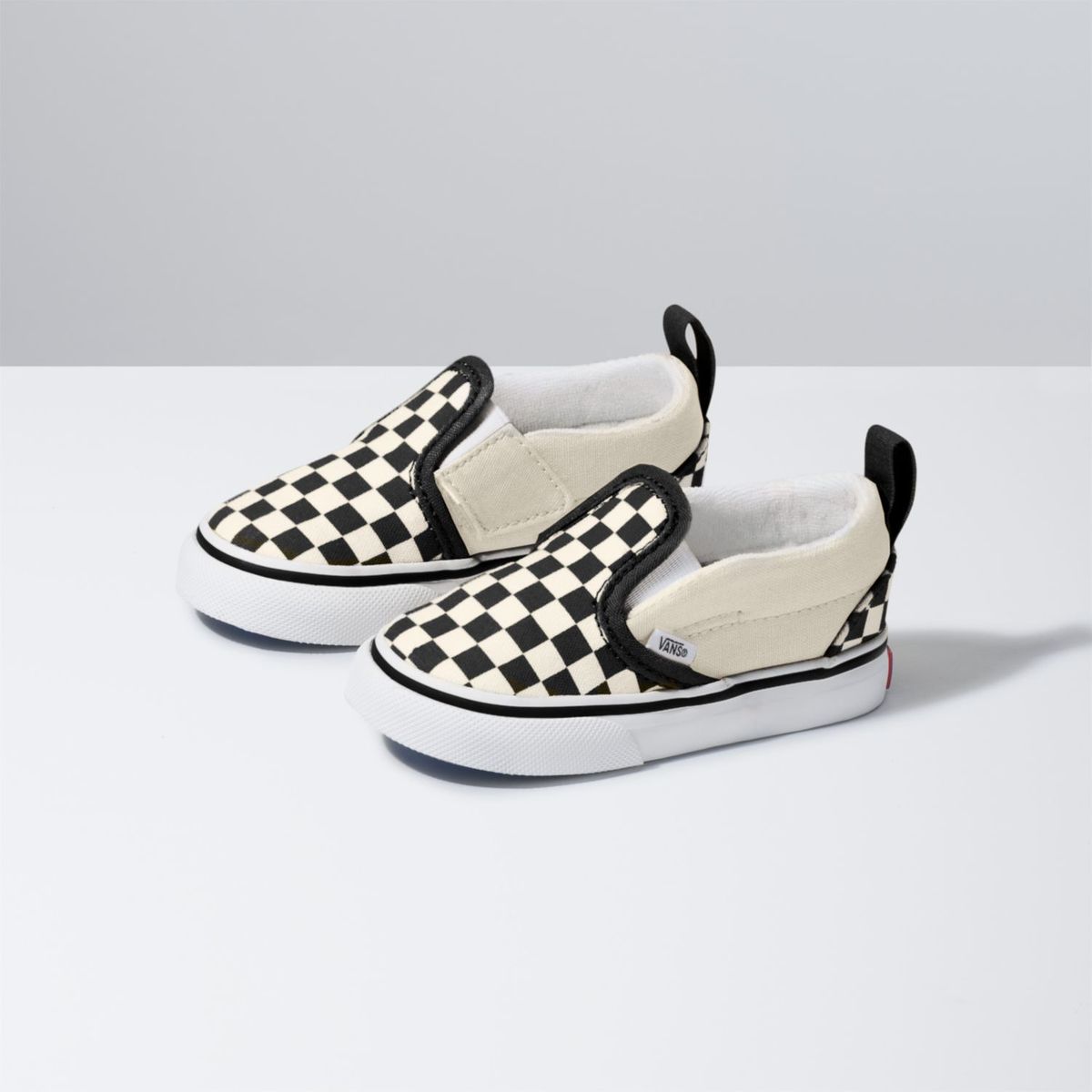 VANS - Zapatilla Bebe Slip-On V (Checkerboard) Black VANS