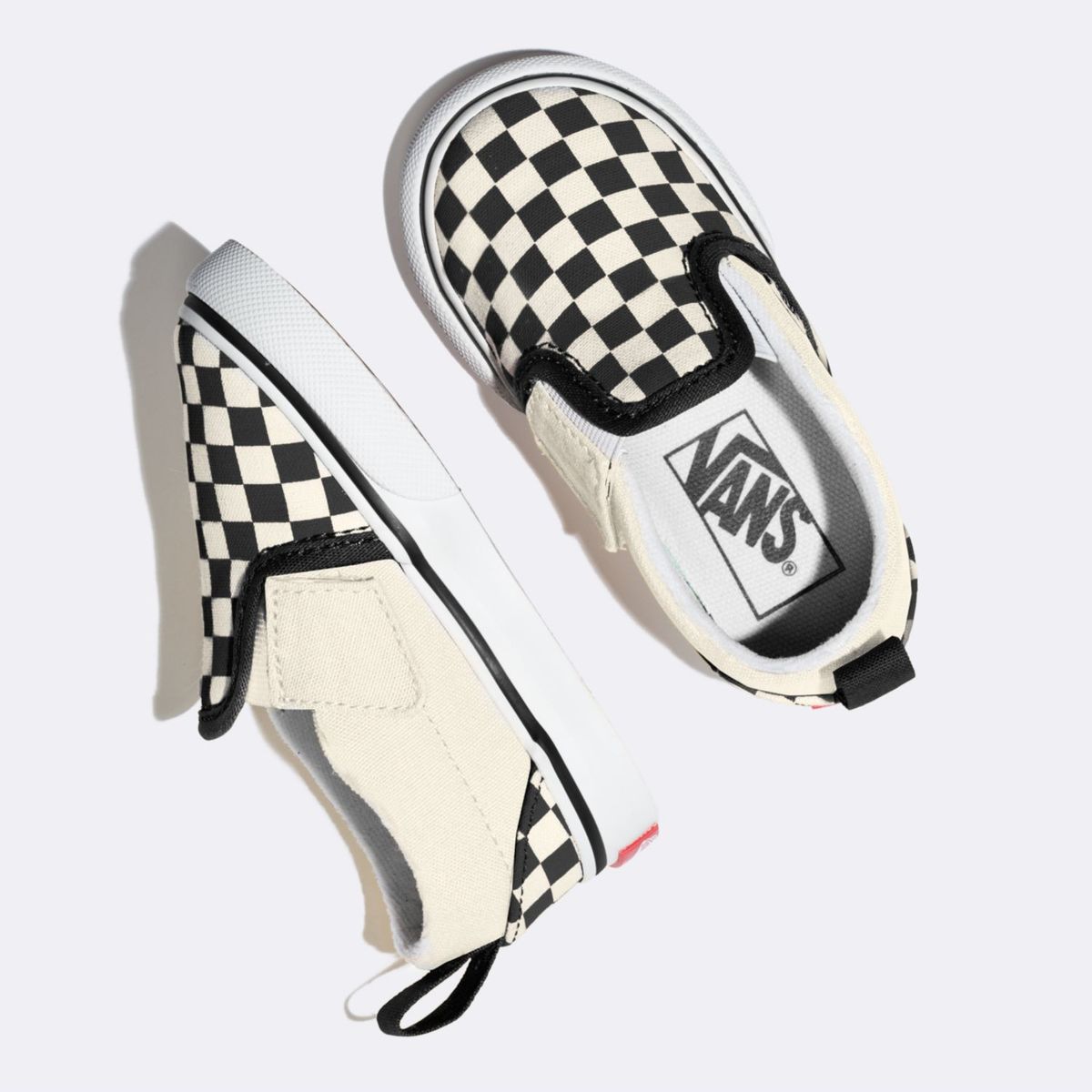 VANS - Zapatilla Bebe Slip-On V (Checkerboard) Black VANS