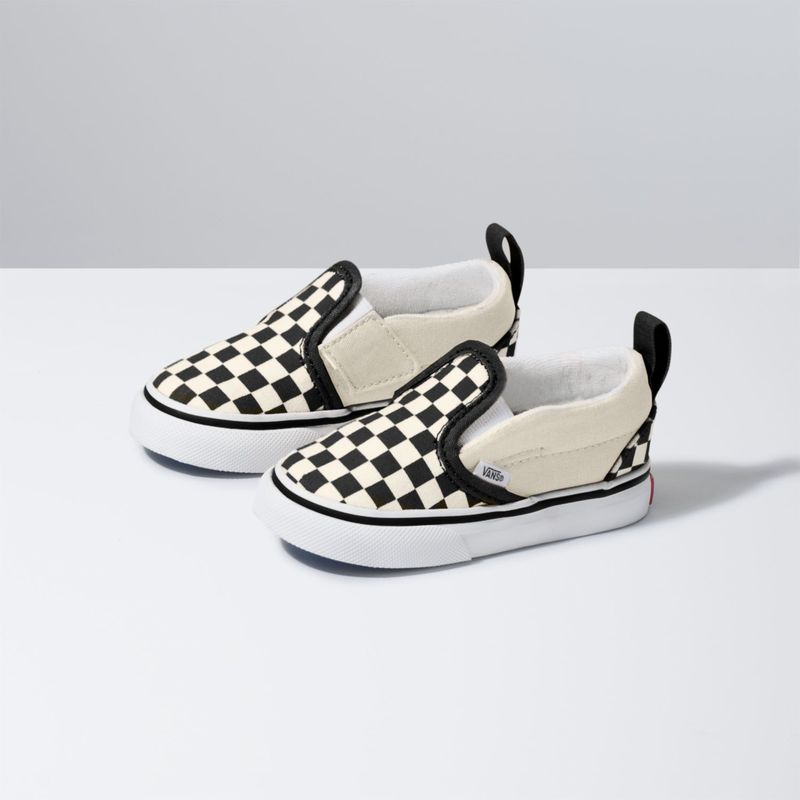 VANS - Zapatilla Bebe Slip-On V (Checkerboard) Black VANS