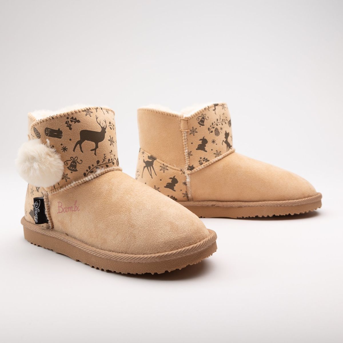 DISNEY - Bota Chiporro Mujer Bambi Diseños Cafe Disney