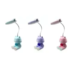 GENERICO - Lampara De Escritorio Led De Osito 360° lila