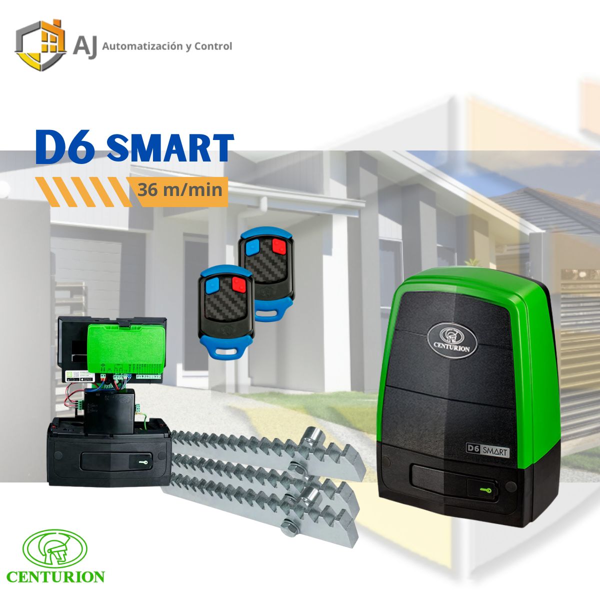 CENTURION - Kit de Motor Corredera D6 Smart Centurion