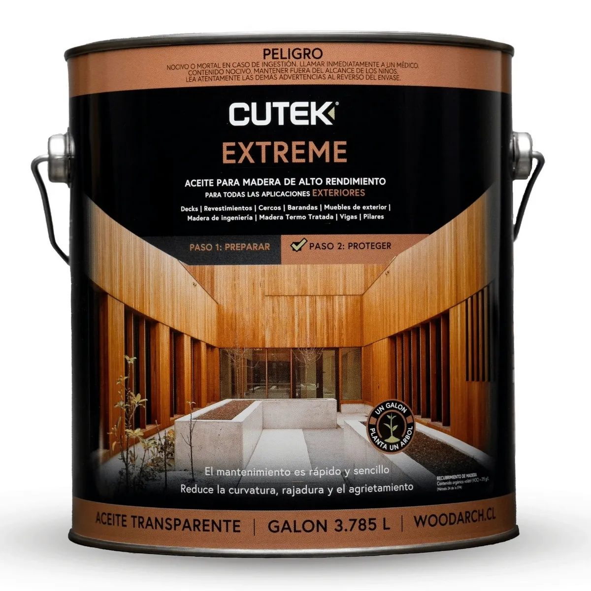 GENERICO - Barniz Cutek Extreme Au 3,785 Lts / Protector de Madera
