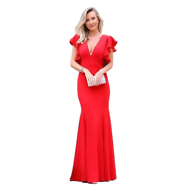 HENNE CLOTHING - Vestido de Fiesta Corte Sirena