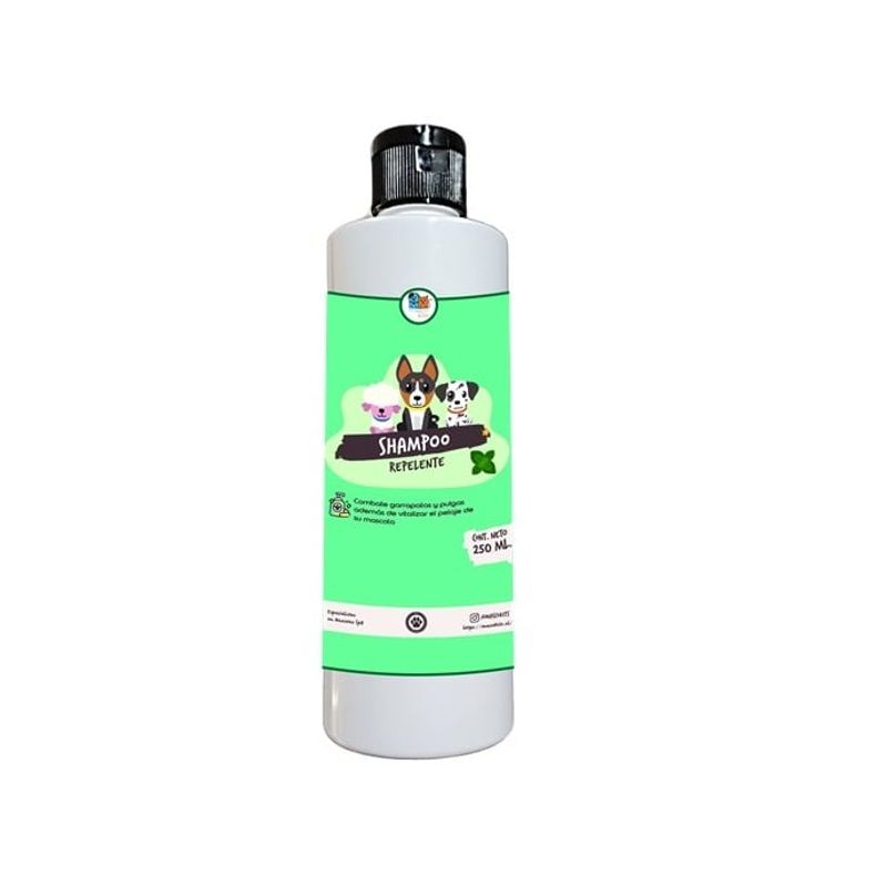 MASCOKITS - Shampoo Perros Mascotas 250 Ml Extractos Naturales Repelente