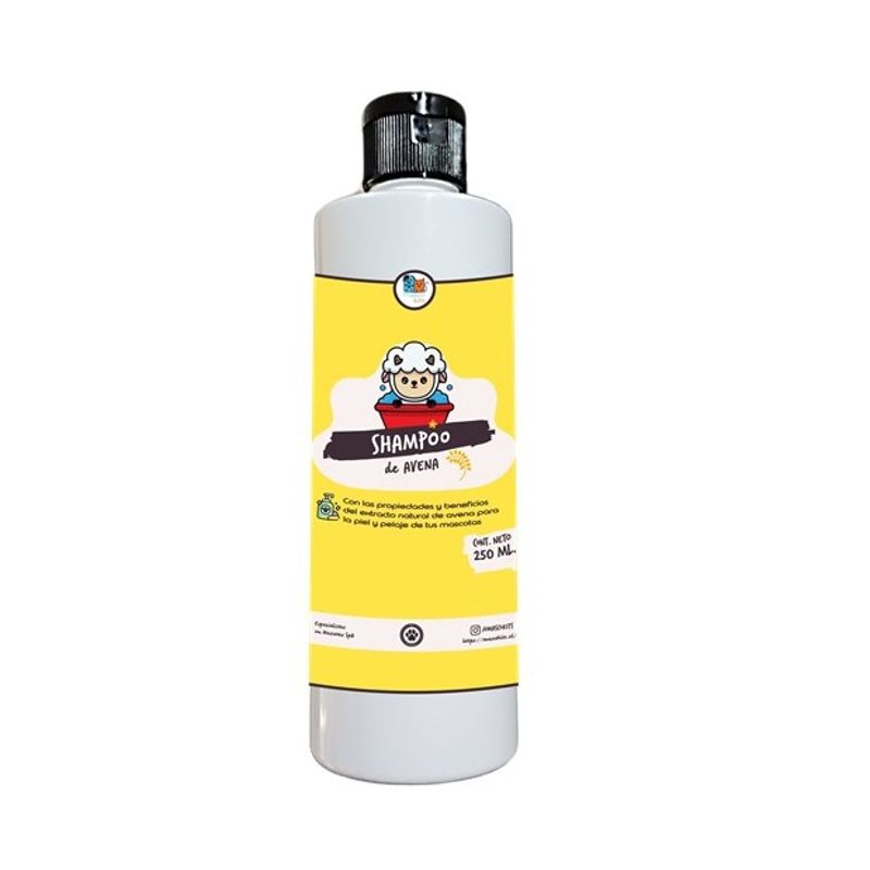 MASCOKITS - Shampoo Perros Y Mascotas 250 Ml Extractos Naturales Avena