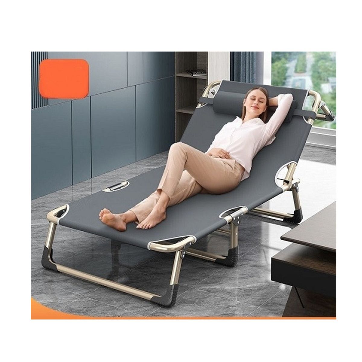 GENERICO - Silla Camilla Reposera Plegable Para Playa y Jardín