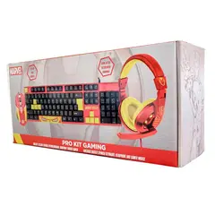 DISNEY - GAM745043-IM-ESP KIT GAMER IRON MAN 3 EN 1 TEC/MOU/AUDIF