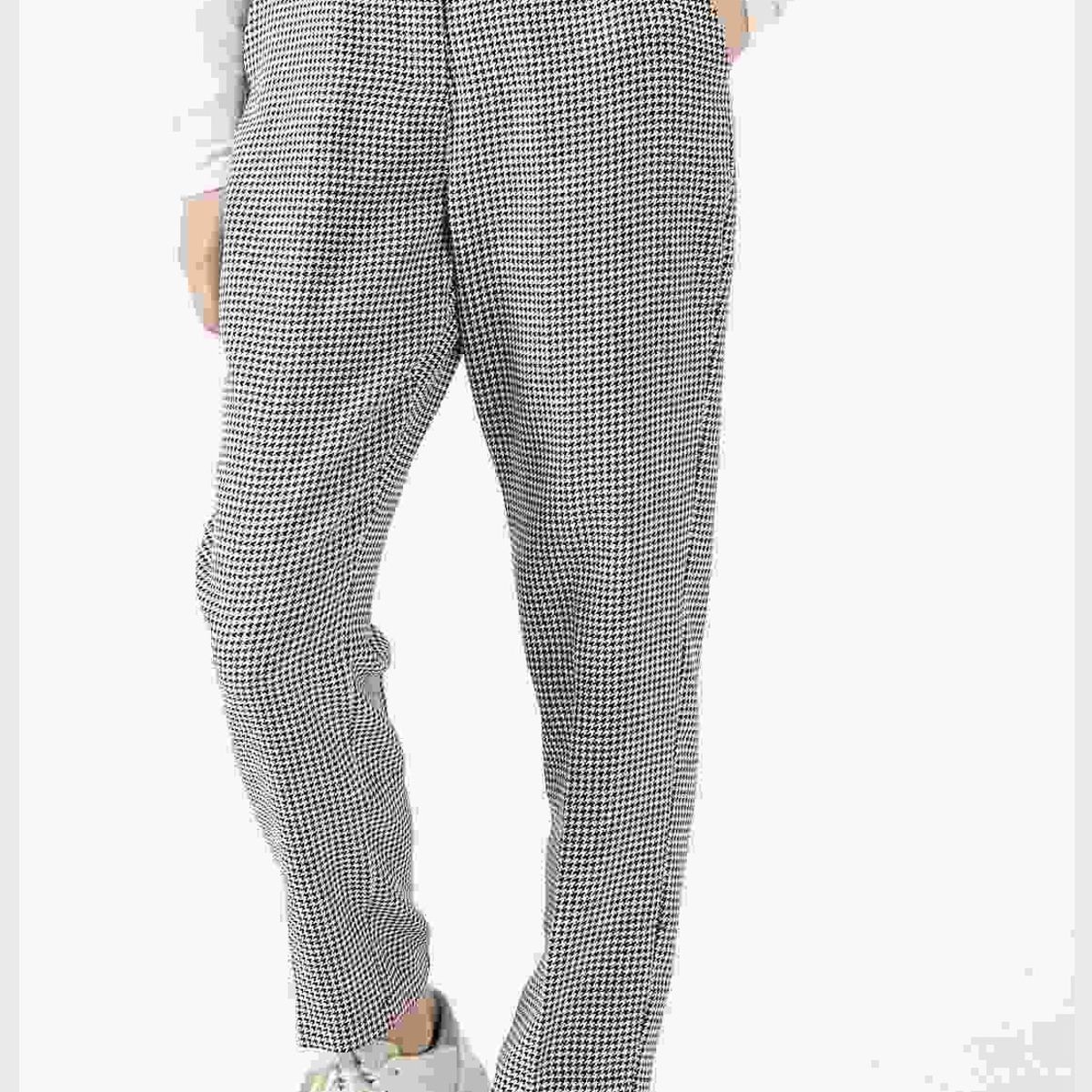 PRIVILEGE - Pantalon tubo blanco estampado PRIVILEGE