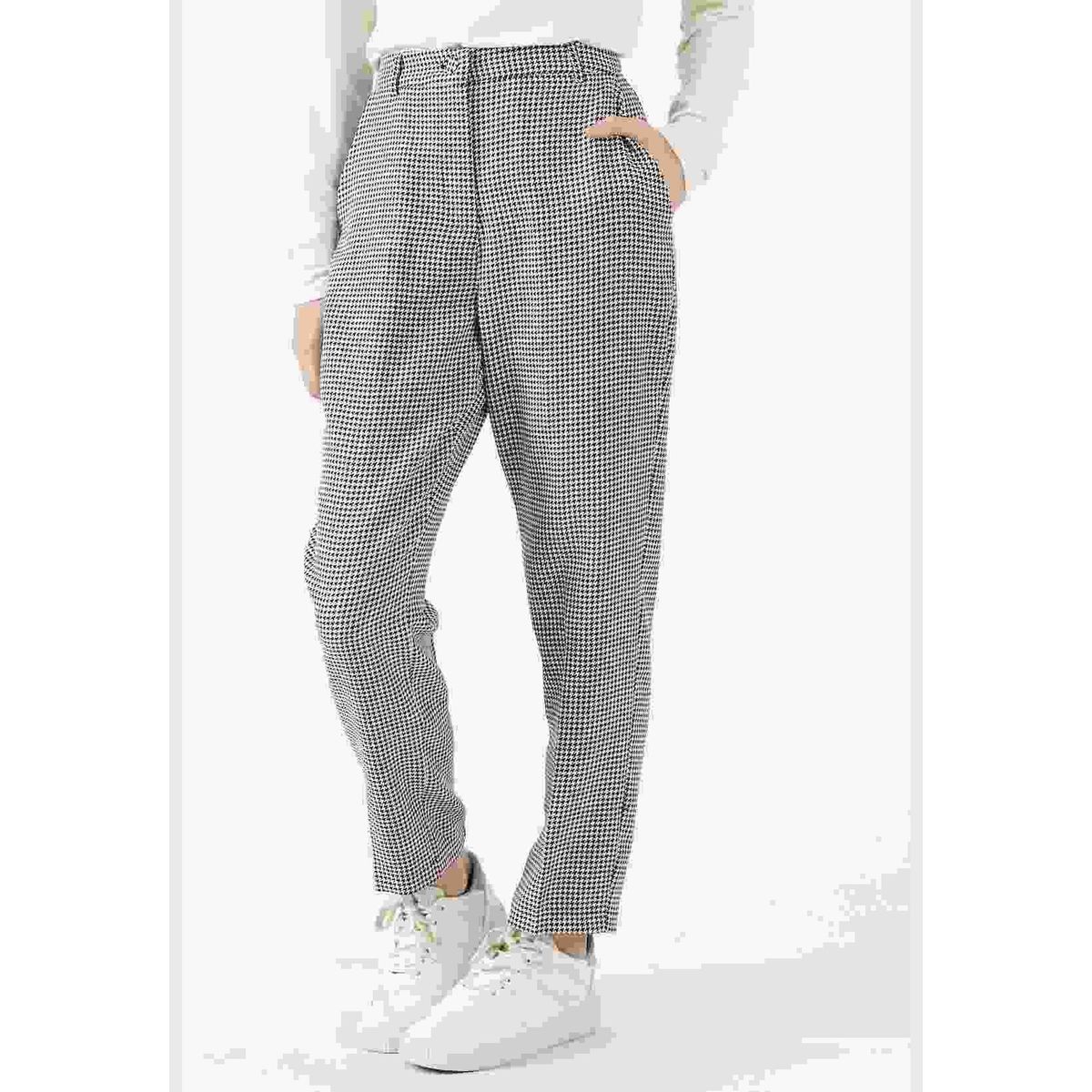 PRIVILEGE - Pantalon tubo blanco estampado PRIVILEGE