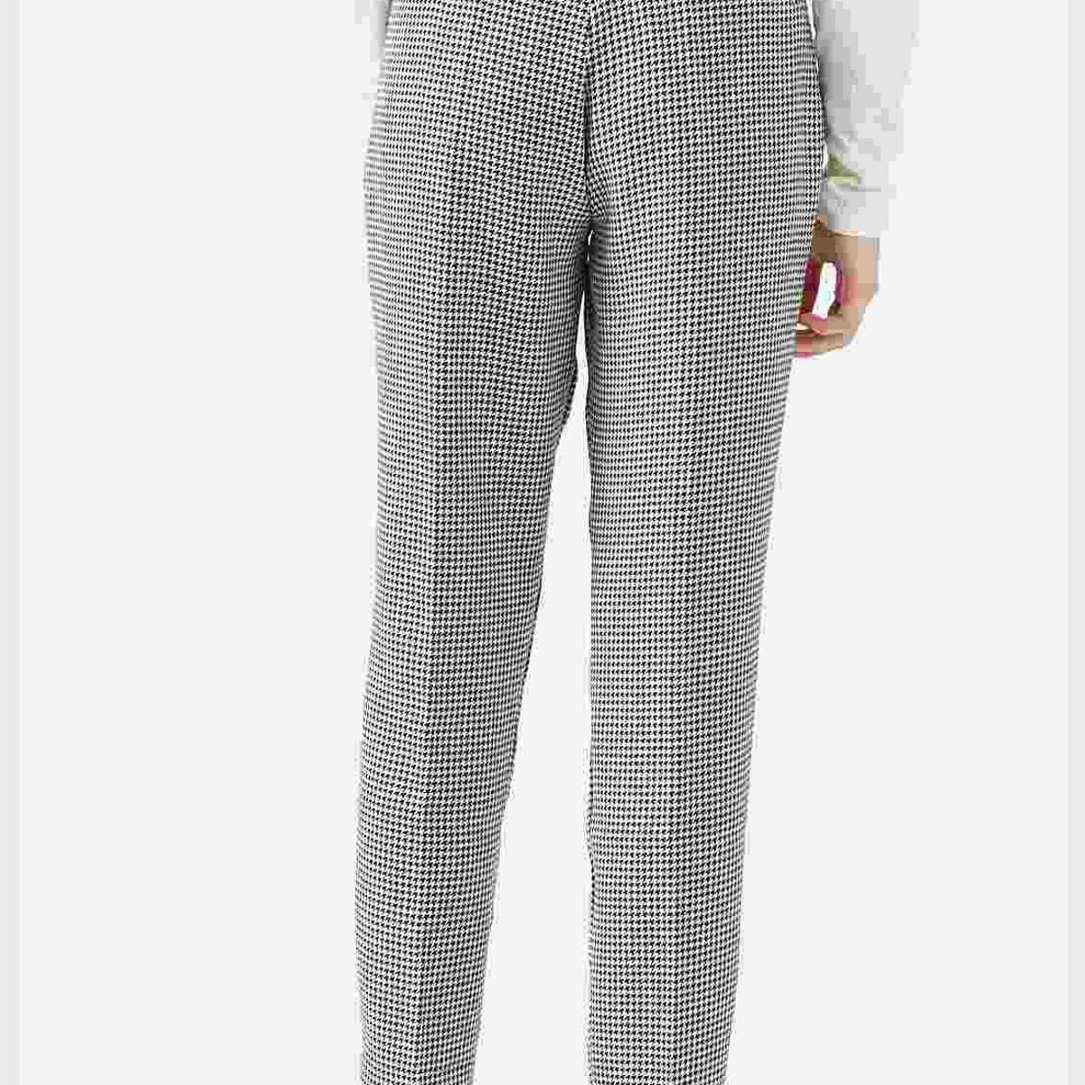 PRIVILEGE - Pantalon tubo blanco estampado PRIVILEGE