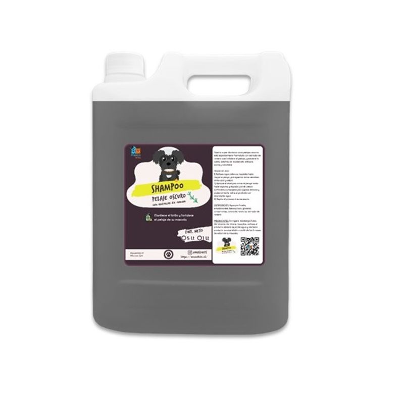 MASCOKITS - Shampoo Romero Pelaje Negro Orgánico 5 Lt Perros & Mascotas