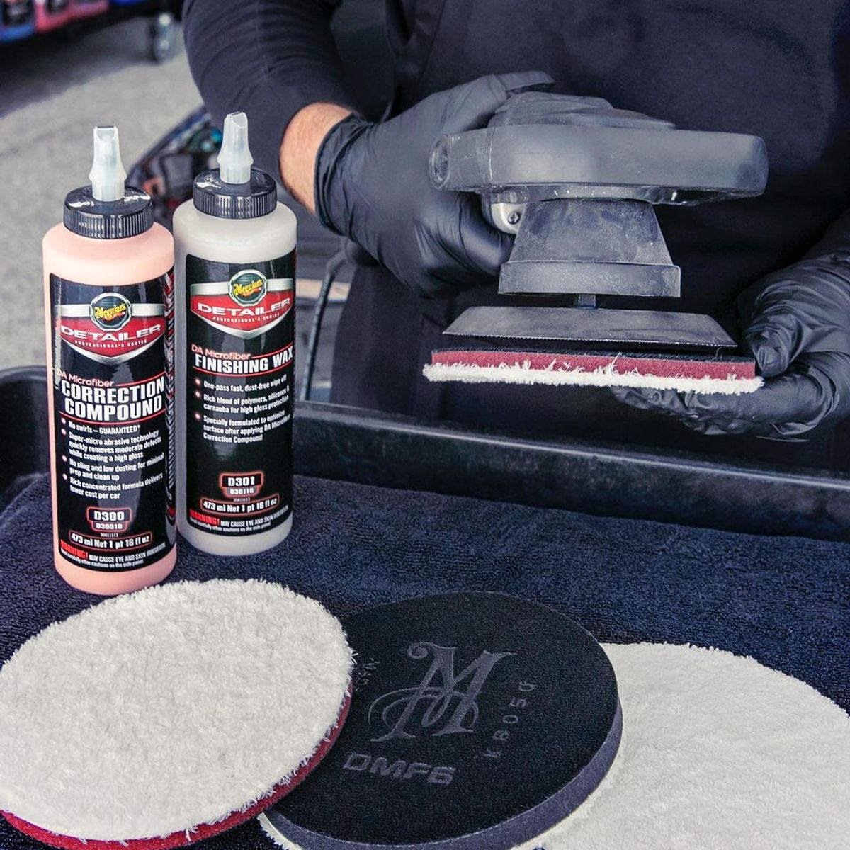 MEGUIARS - Bonete De Microfibra 5  Meguiars Da Microfiber Finishing Pad