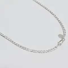 ROSETT - Cadena groumet 60 cm Plata ley 925