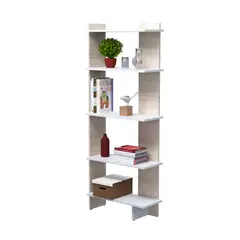 INVAL - Biblioteca 152,5 x 60 x 25,5 cm Arena / Blanco