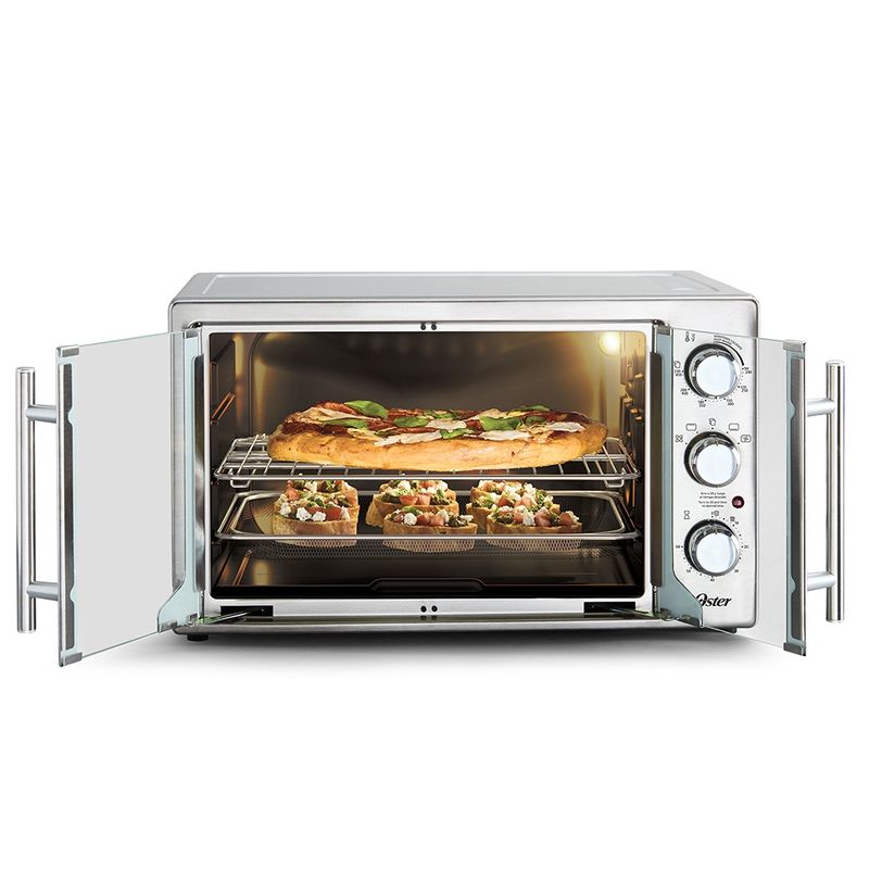 OSTER - Horno Oster® puertas estilo francés con freidora de aire TSSTTVFDMAFNS