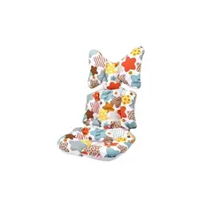 GENERICO - Cojín Acolchado Para Coche Y Silla De Auto blanco estrellas