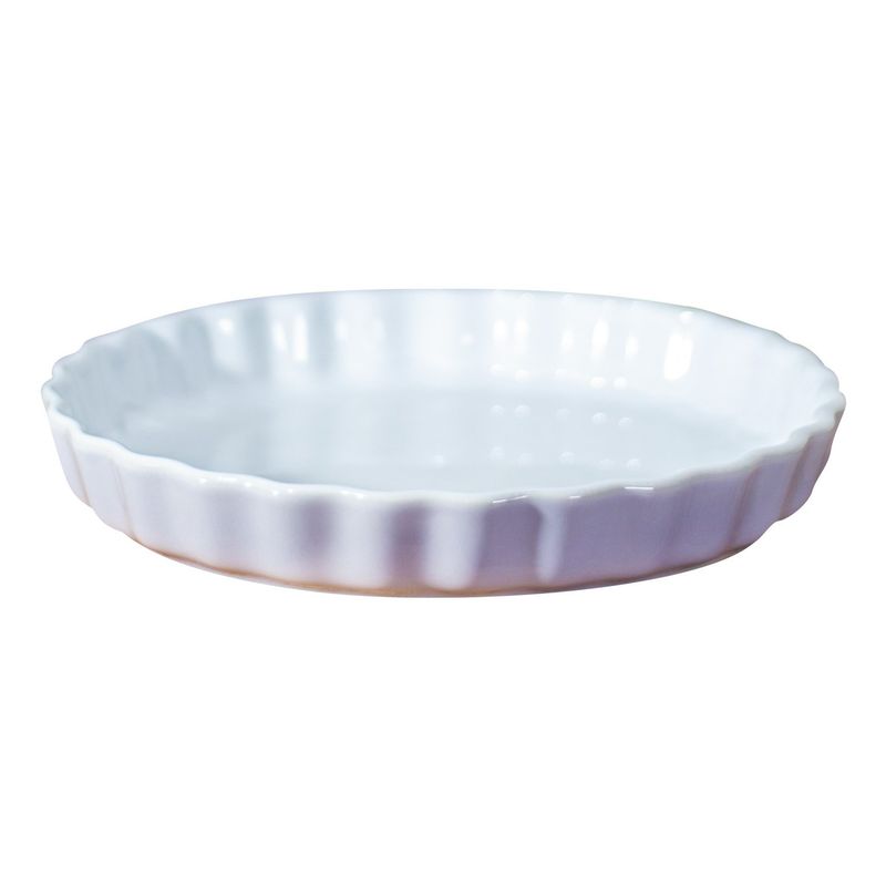 GENERICO - Fuente de Cerámica p/horno tipo Gres - REDONDA 25 cm Malva
