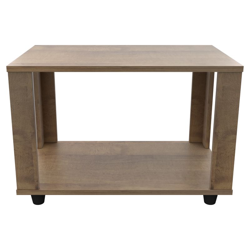 INVAL - Mesa de Centro Sala 41 x 60 x 40 cm Amaretto