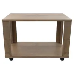 INVAL - Mesa de Centro Sala 41 x 60 x 40 cm Amaretto