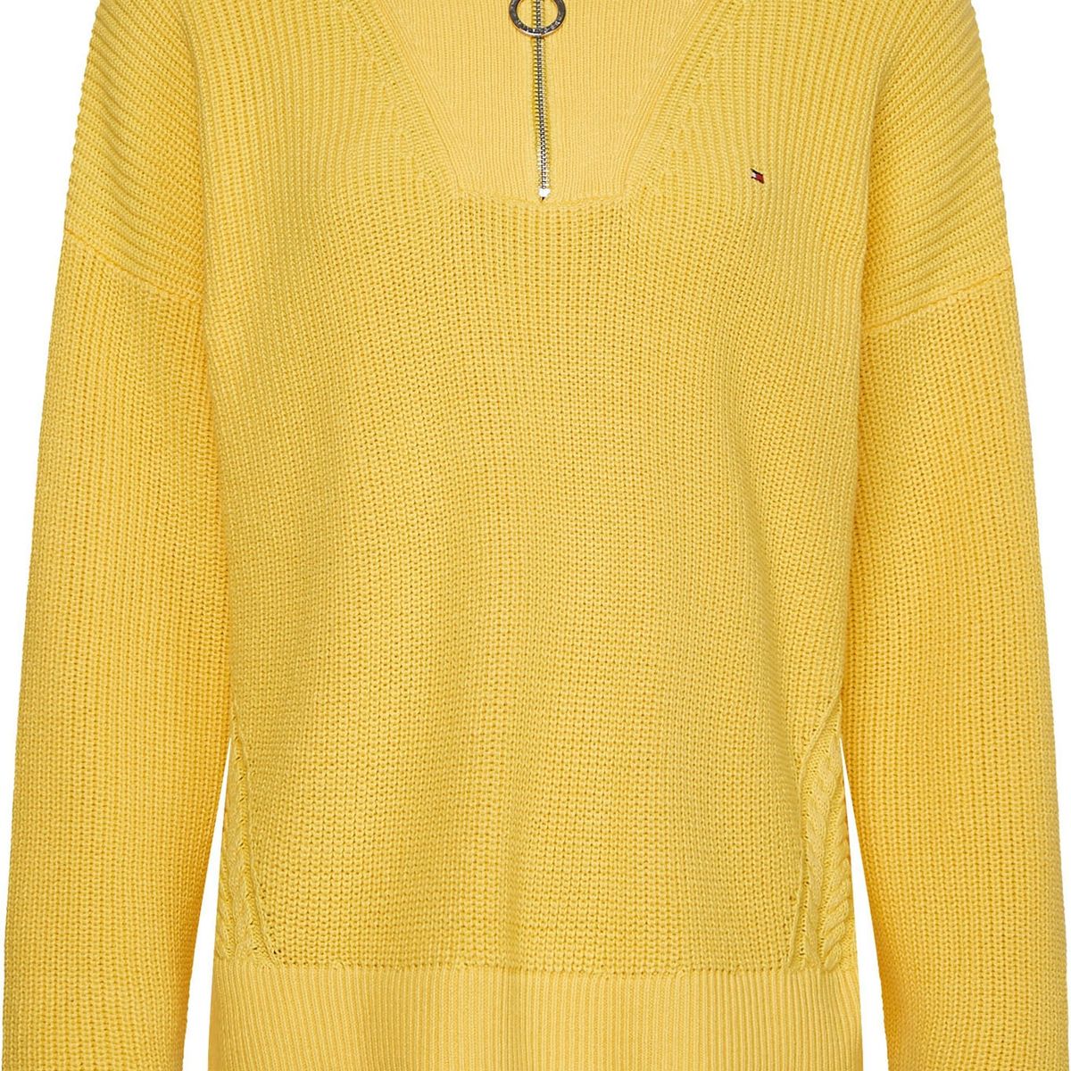 TOMMY HILFIGER - Sweater Relaxed Half Zip Amarillo Tommy Hilfiger
