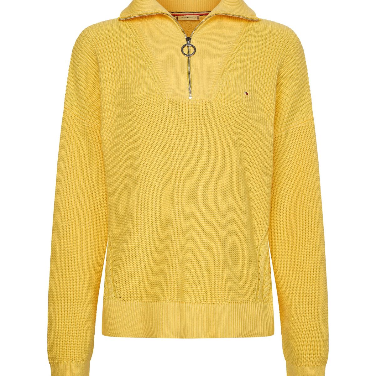 TOMMY HILFIGER - Sweater Relaxed Half Zip Amarillo Tommy Hilfiger