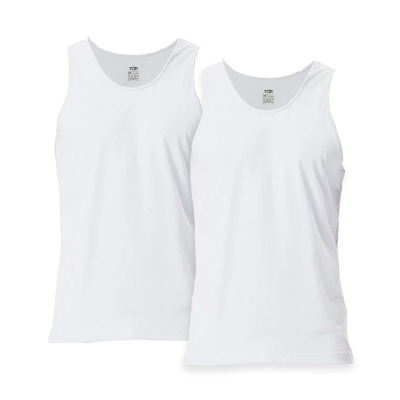 TOP - Camiseta Sin Mangas Algodón Pack 2 Top