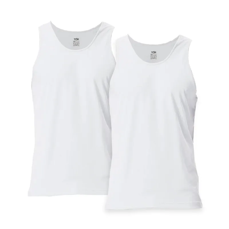 TOP - Camiseta Sin Mangas Algodón Pack 2 Top