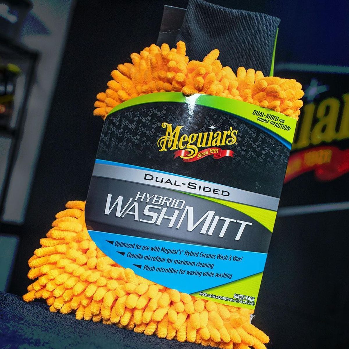 MEGUIARS - Guante de lavado Meguiars Dual Sided Hybrid Wash Mitt