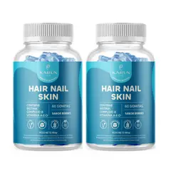 KARUNLIFE - Pack Doble Biotina Hair Nails & Skin Gomitas 120 u Uni Karun Life