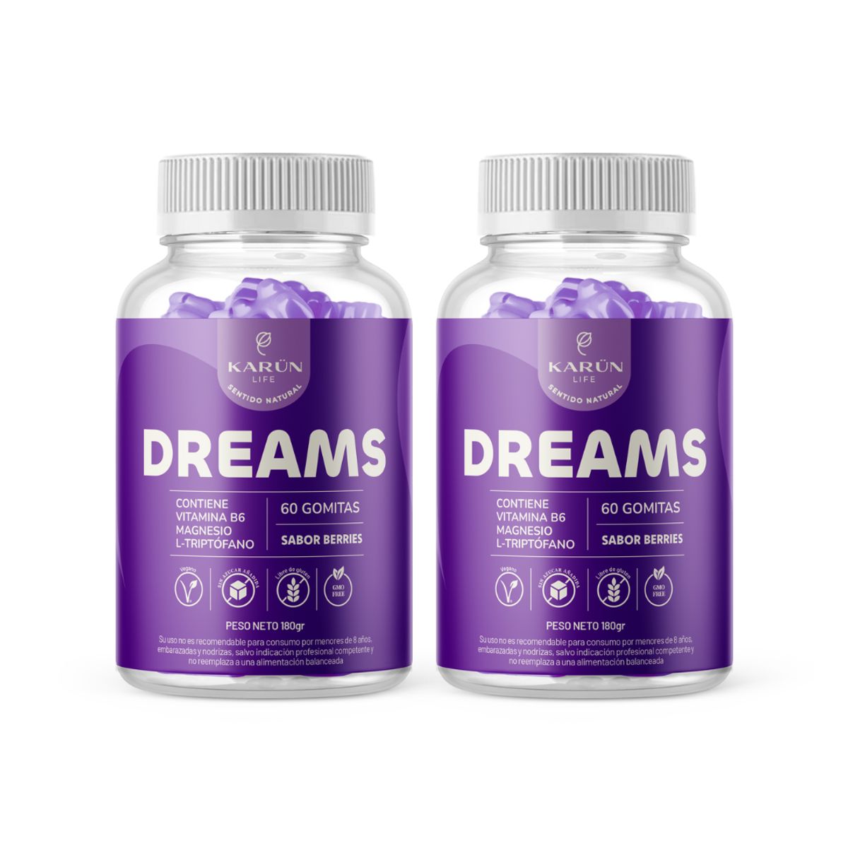 KARUNLIFE - Pack x2 Gomitas Dreams 120 Un Karun Life