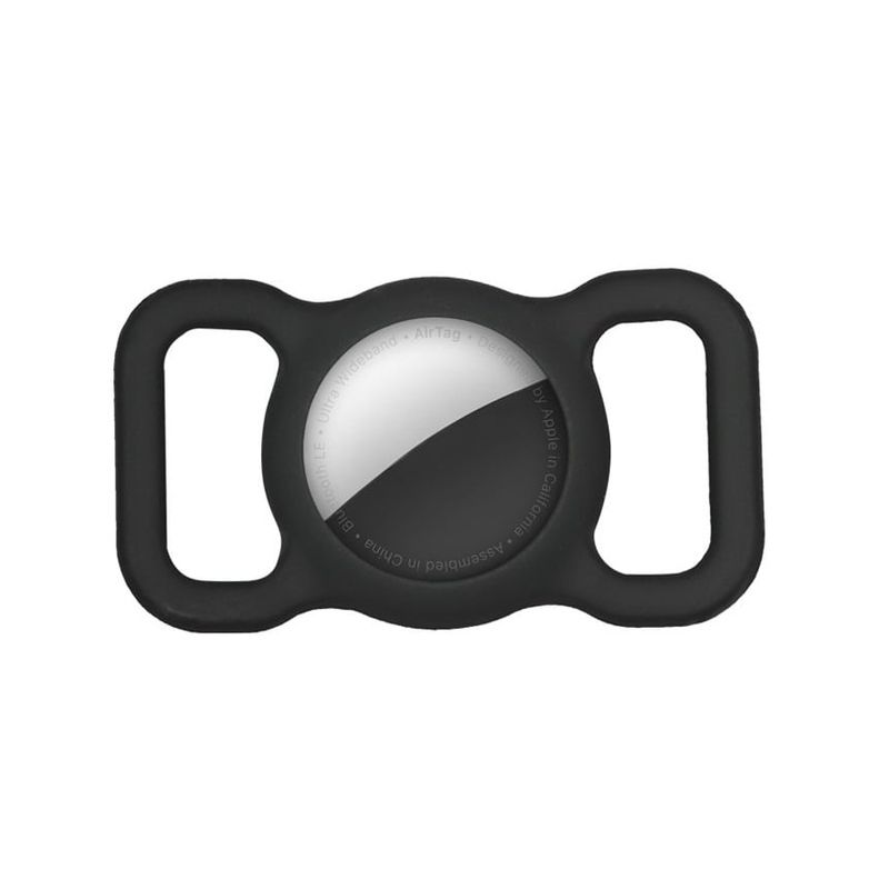 GENERICO - Funda Para Collar Mascotas Airtag De Apple Perro Gato Negro