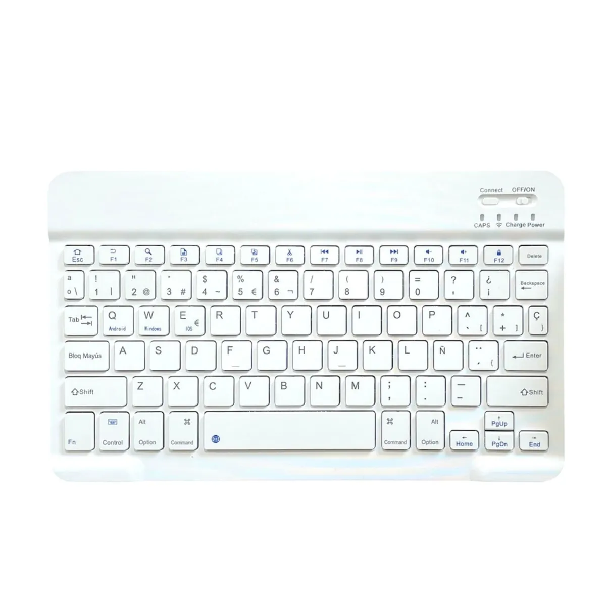 GENERICO - Funda Teclado Español Para iPad 10 (10.9) Con Ranura Lápiz - Rosa